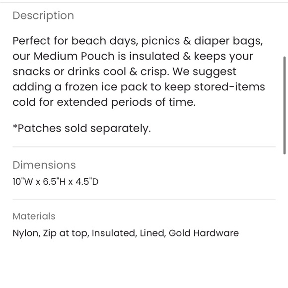 Stoney Clover Lane Insulated Medium Pouch in Sunset Chaser - Picture 8 of 9